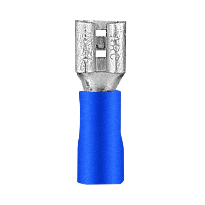 Install Bay - BVFD250 - Blue Vinyl Female Quick Disconnect 16-14 Gauge .250