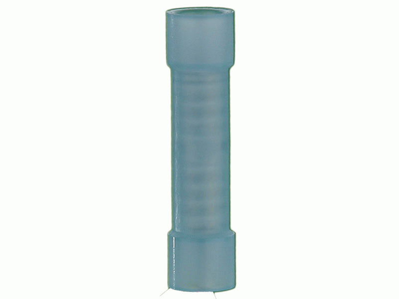 Install Bay - BNBC - Blue Nylon Butt Connector 16-14 Gauge Package of 100