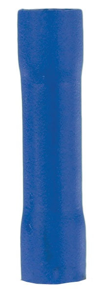 Install Bay - BVBC - Blue Vinyl Butt Connector 22-18 Gauge - Package of 100