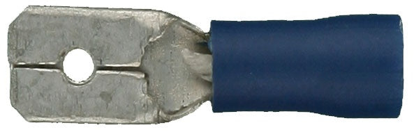 Install Bay - BVMD250 - Blue Vinyl Male Quick Disconnect 16-14 Gauge .250