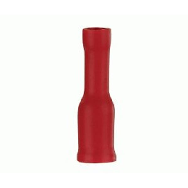 Install Bay - HSRFB - Heat Shrink Red Female Bullet Connector 22-18 Gauge .157