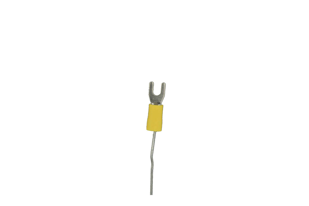 Install Bay - YVST8 - Yellow Vinyl Spade Terminal 12-10 Gauge #8 - Package of 100