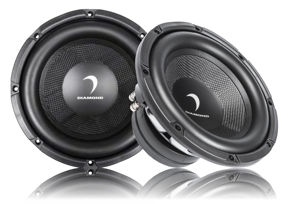 Diamond - D124 - 12 inch / 300mm Subwoofer - 2 DVC 200 WRMS and 400 Watt Max Power