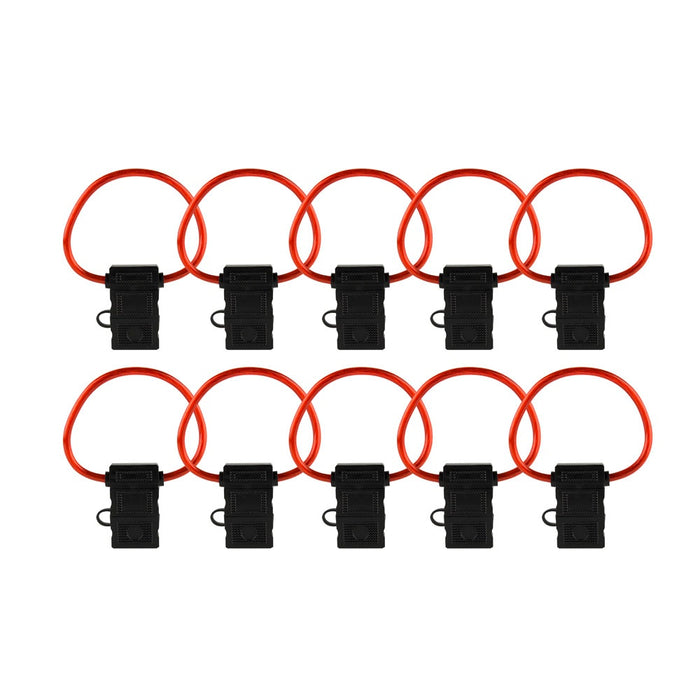 Install Bay - MAXIFH-10 - Maxi Fuse Holders With Cover 8 Gauge - Package of 10