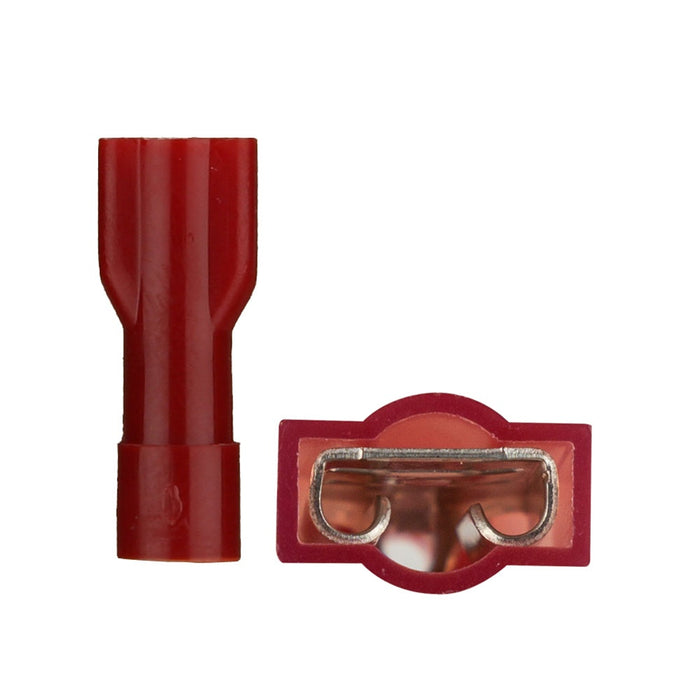 Install Bay - RNFD187F - Red Nylon Female Quick Disconnect 22-18 Gauge .187