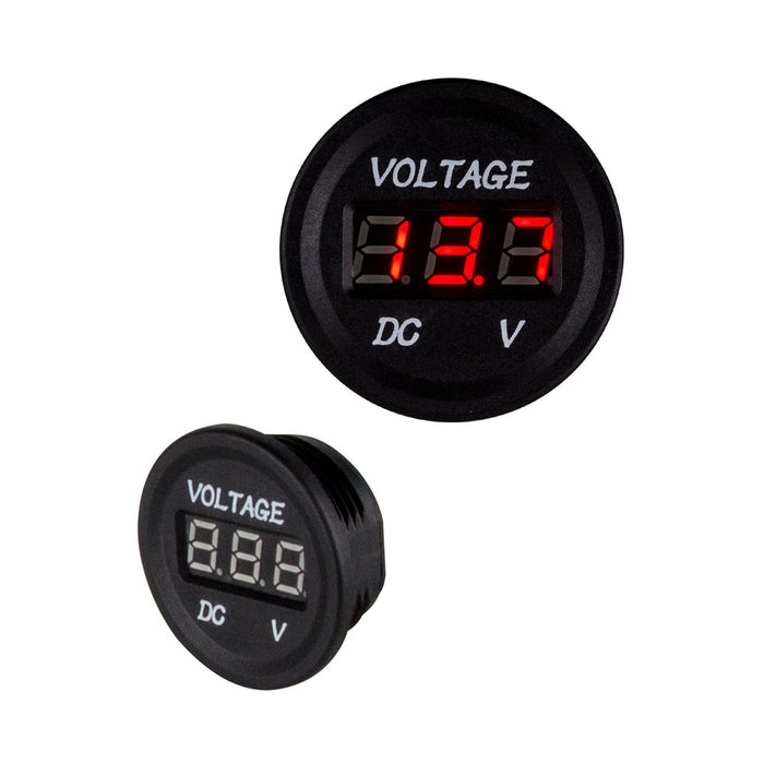 Install Bay - IBR56 - MINI VOLTAGE METER W/ HARDWARE - Retail Pack