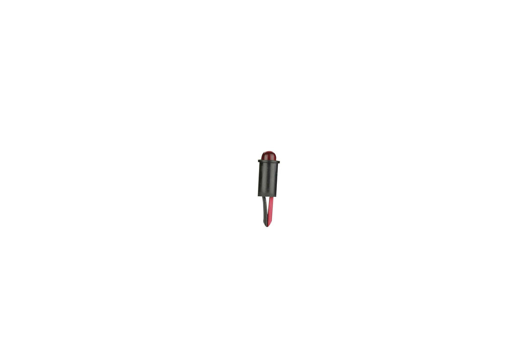 Install Bay - LED-8R12 - LED Indicator 12V Red Black Housing Steady - Package of 10