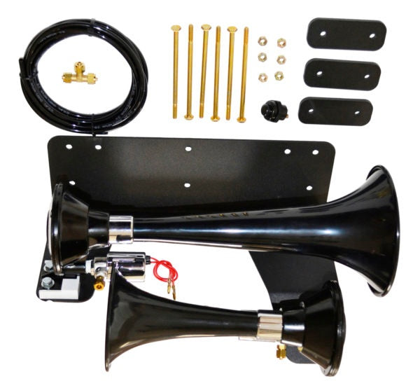 Kleinn - JK220 - 2007-18 Jeep JK and JKU Add-on Train Horn Kit   REQUIRES COMPRESSOR and TANK