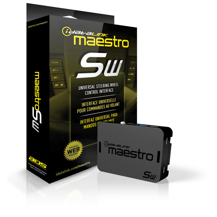 Maestro - ADS-MSW - Steering wheel integration module for vehicles with resistor-based steering wheel buttons