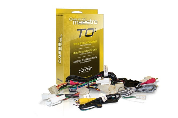 Maestro - HRN-RR-TO1 - TO1 Plug and Play T-Harness for TO1 Toyota Vehicles