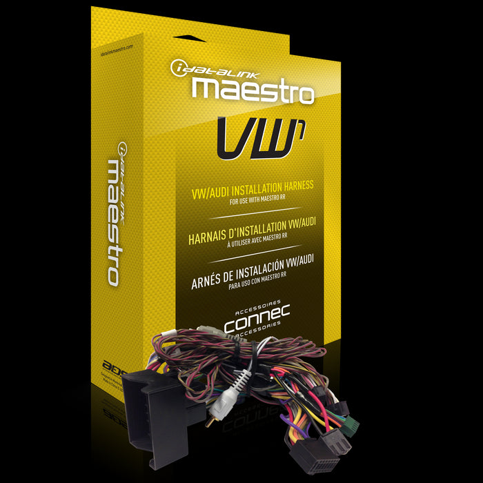 Maestro - HRN-RR-VW1 - VW1 Plug and Play T-Harness for VW1 Vehicles