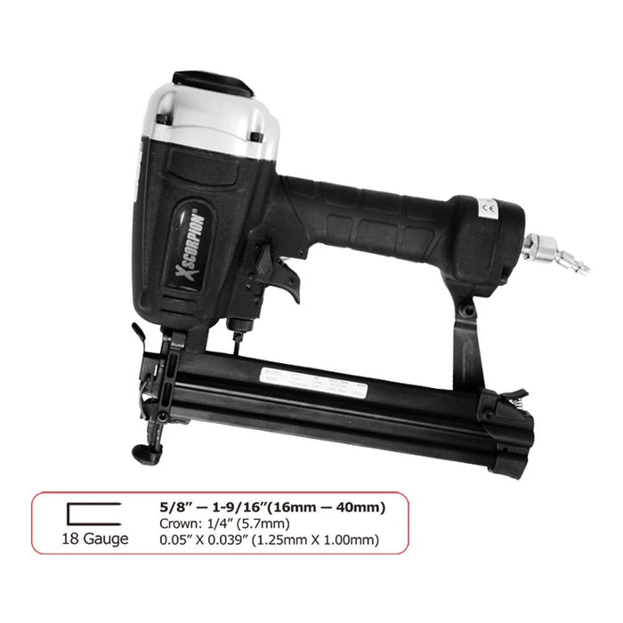 XScorpion - NCS-158 - XSCORPIAN 539 18 ga. Narrow Crown Stapler 1 5/8" Length