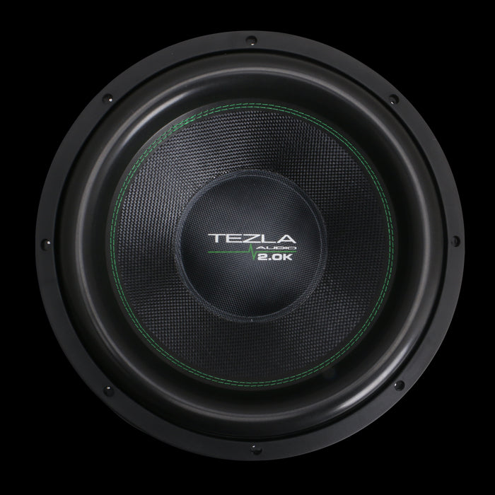 Tezla Audio - TZV115D220K - High Performance Car Subwoofer 15 Inch, Dual 2ohm, RMS 2000W, MAX 4000 Watts