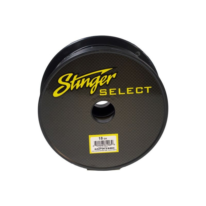 Stinger Select - SSPW18BK - STINGER SELECT 18 GA BLACK PRIMARY WIRE - 500 FT