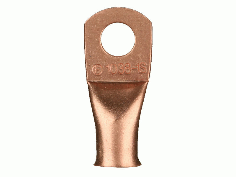 Install Bay - CUR10516 - Copper Uninsulated Ring Terminal 1/0 Gauge 5/16 inch