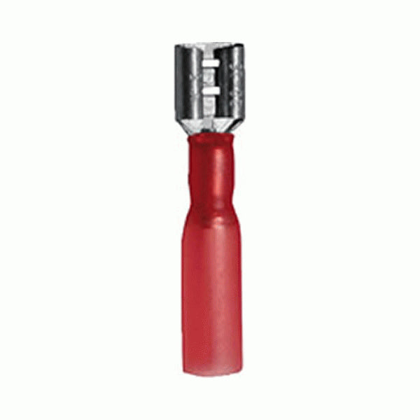 Install Bay - HSRFD - Heat Shrink Red Female Quick Disconnects 22-18 Gauge .250