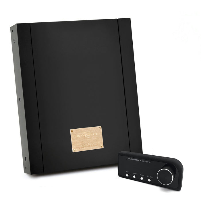 Zapco - ADSP-Z12 IV-10A - 12-Ch. DSP/10-Ch. Amp. + 2 RCA Out Power 2Ω: 10 x 120W, 4Ω: 10 x 80W