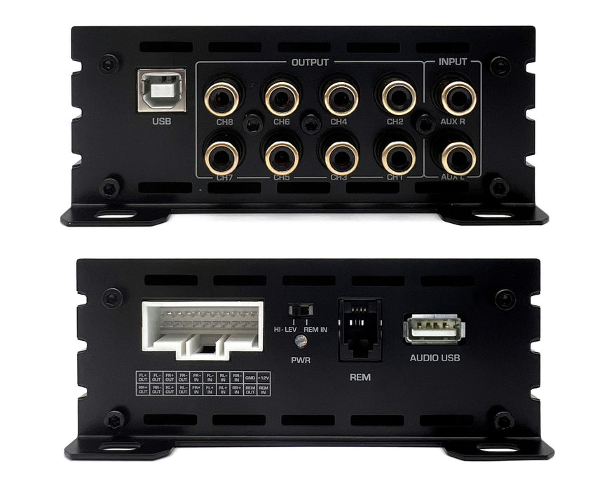 Zapco - HB 48 ADSP - DSP, 4 In / 8 Out RCA; 4 x 70W (Max), BT & Player included