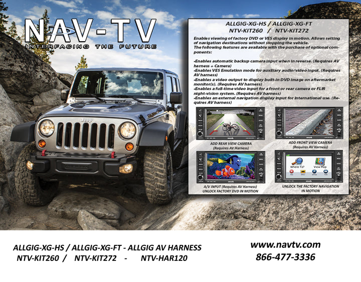 Nav-TV - NTV-KIT260 - ALLGIG-XG-HS