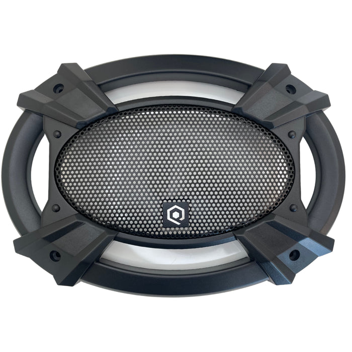 SoundQubed - HDS-CX69 - 3-way 6x9" coaxial speaker - 4 ohm - 60w/180w - with grills