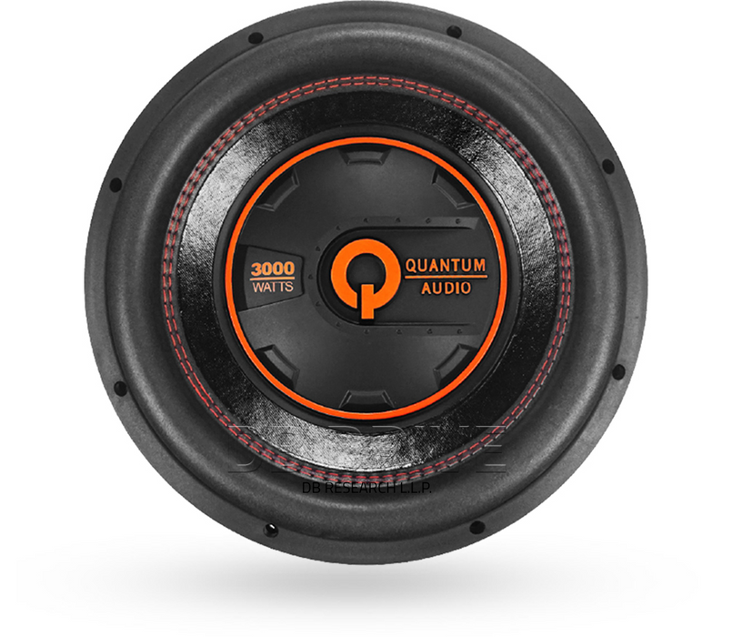 Quantum - QW3000/15D4 - 15" 1000/3000 WATTS 4 OHM DVC SUBWOOFER