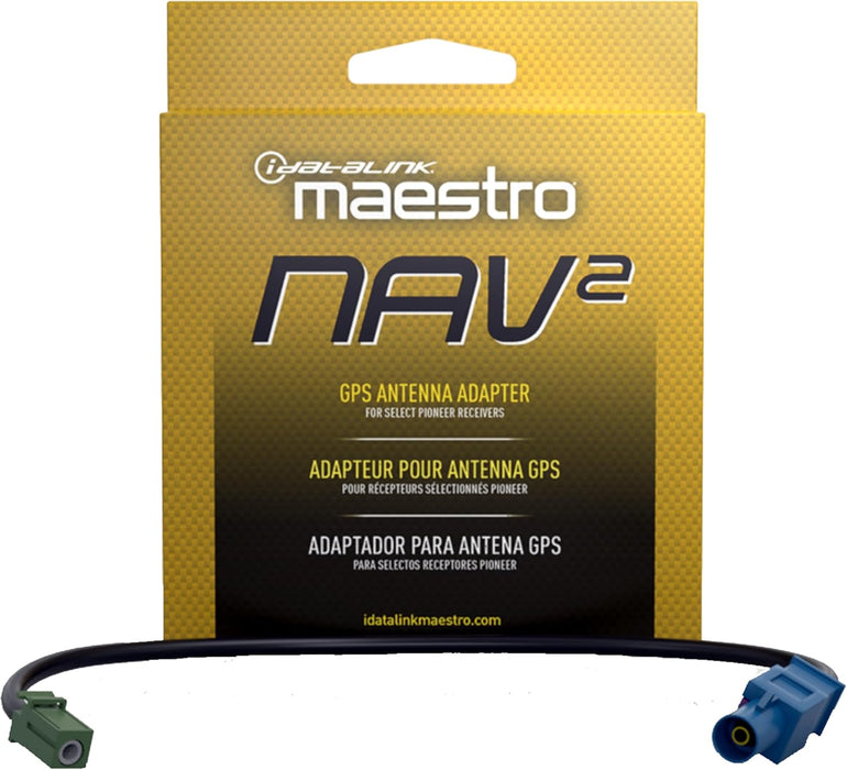 Maestro - ACC-NAV2 - Fakra to GPS input adaptor for select Pioneer navigation radios.  Compatible with MSR, MSW, MRR & MRR2
