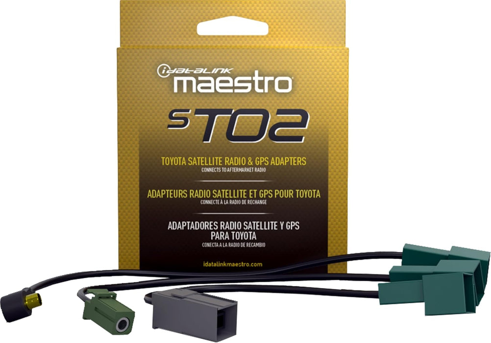 Maestro - ACC-SAT-TO2 - Satellite & GPS adapter for select Toyota vehicles.  Compatible with MSR, MSW, MRR & MRR2