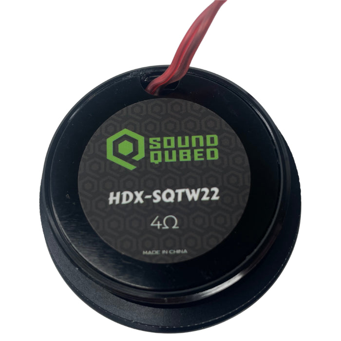 SoundQubed - HDX-TW22 - 2.25" premium dome tweeter - 1" Titanium 4 ohm VC Power Handling 30w/60w