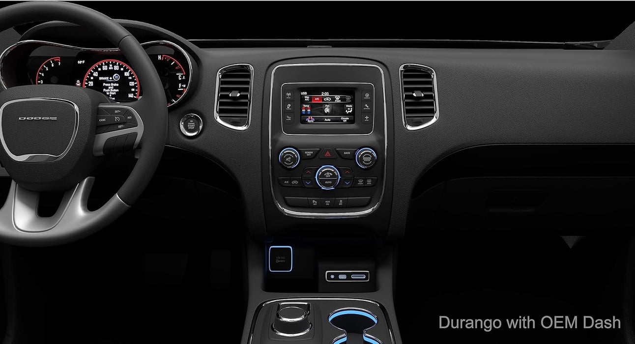 Maestro - KIT-DUR1 - Dash kit solution and installation harness for 2014-2020 Dodge Durango. Covers all factory radio trims