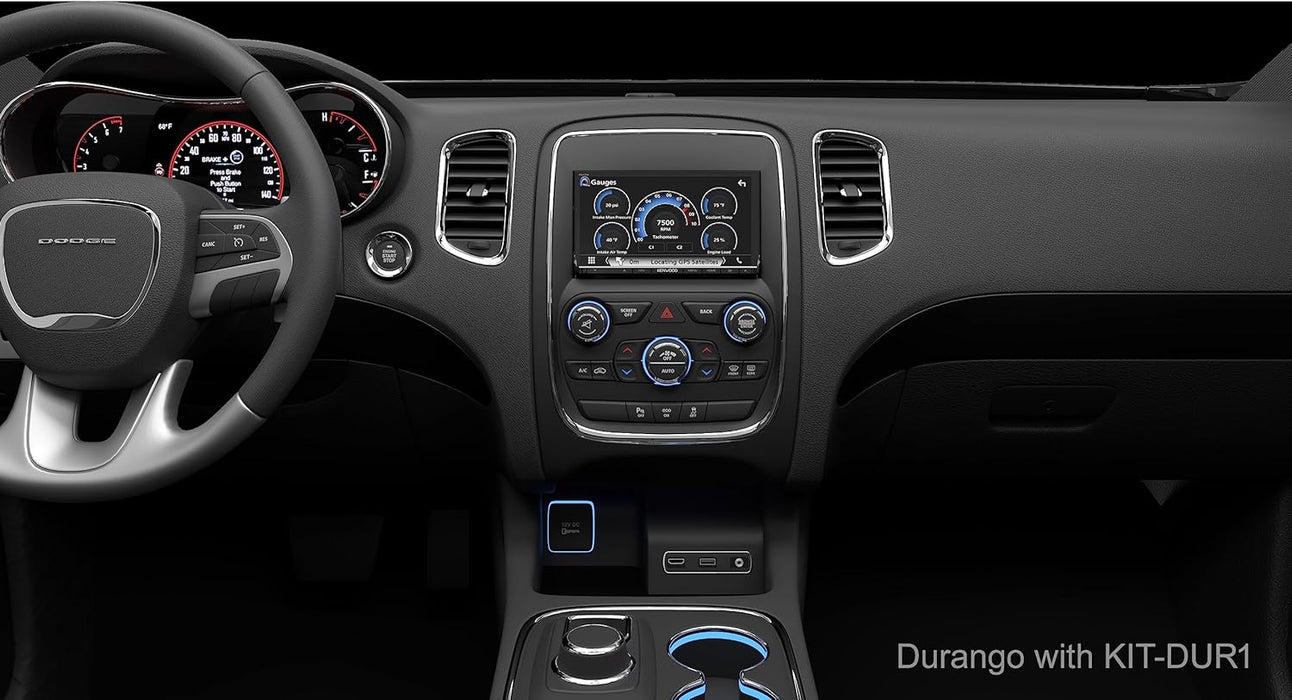 Maestro - KIT-DUR1 - Dash kit solution and installation harness for 2014-2020 Dodge Durango. Covers all factory radio trims