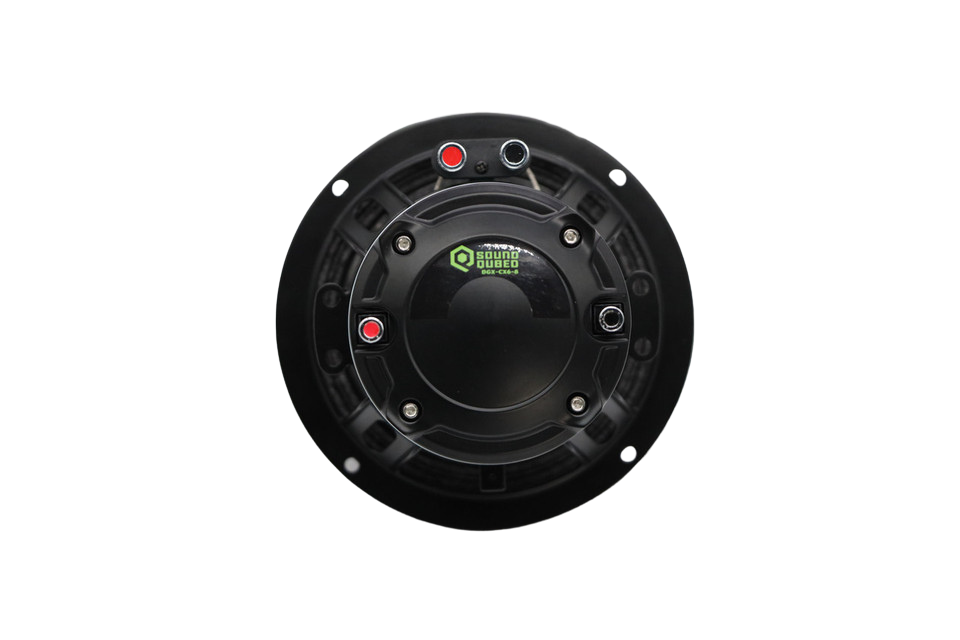 SoundQubed - BGX-CX6-8 - 6.5" Pro Hybrid Neodymium midrange with a carbon fiber cone 2" Voice Coil Woofer - 300w/600w - 2" Voice Coil Horn 100w/200w
Bi-Amplification is recommended for peak performance Frequency Response 70Hz - 20KHz