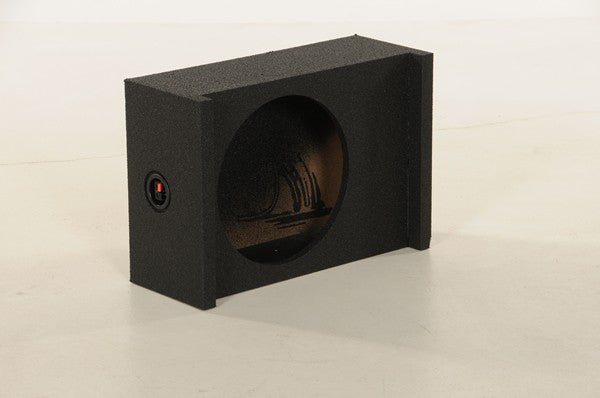 Q-Power Q Bomb coated bedliner  - QBSHALLOW12DF - Single 12  Sealed Universal Truck Downfire Finished w/Bed Liner