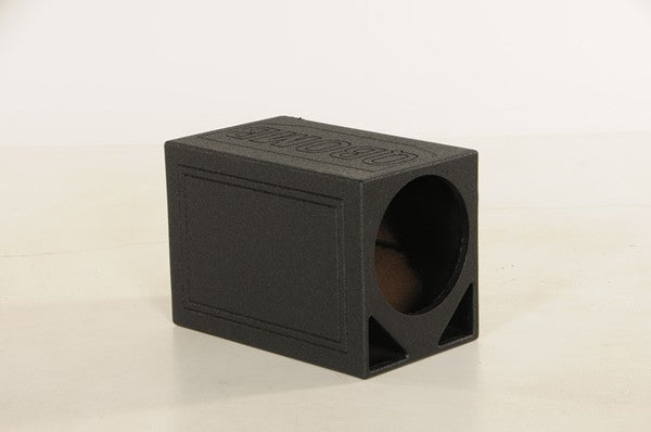 Q-Power Q Bomb coated bedliner  - QBOMB12TBSINGLE - Single 12  Triangle Ported Finished w/Bed Liner