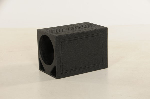 Q-Power Q Bomb coated bedliner  - QBOMB12TBSINGLE - Single 12  Triangle Ported Finished w/Bed Liner