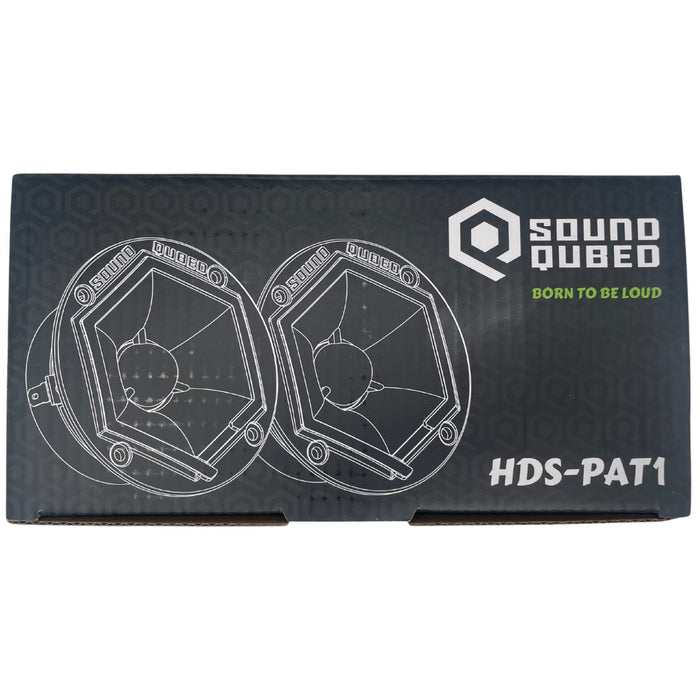 SoundQubed - HDS-PAT1 - 3.8" Q-Shaped Pro Audio Tweeter Power Handling 60w/120w