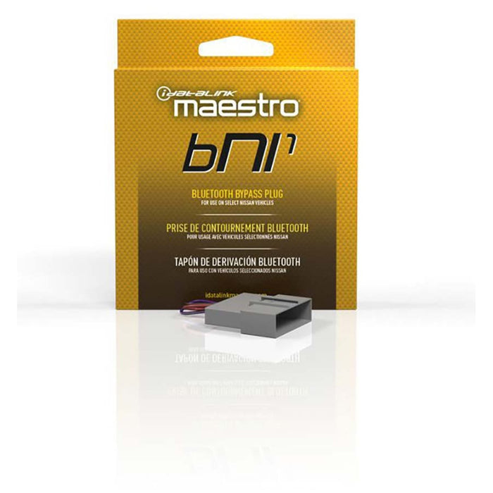 Maestro - ACC-BT-NI1 - Factory Bluetooth bypass harness for select Nissan vehicles.  Compatible with MSR, MSW, MRR & MRR2