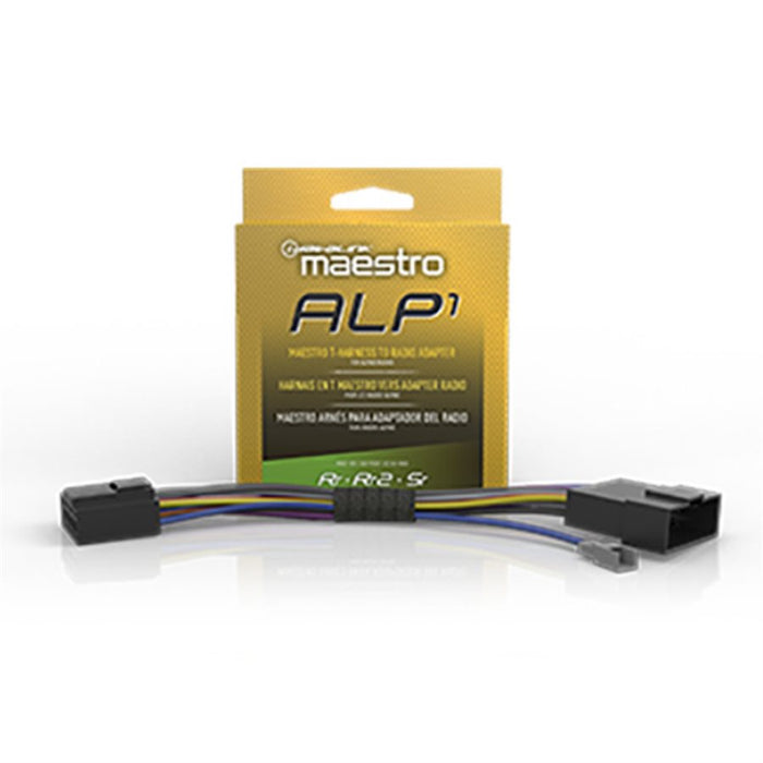 Maestro - ACC-HU-ALP1 - Head unit adapter that allows a plug n play connection between select Alpine radios and a compatible Maestro T Harnesses. Compatible with MSR, MRR & MRR2
