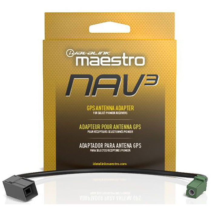 Maestro - ACC-NAV3 - Factory Honda to GPS input adapter for select Pioneer navigation radios. Also converts Kenwood and Alpine GPS antennas to fit Pioneer. Comp. with MSR, MSW, MRR & MRR2
