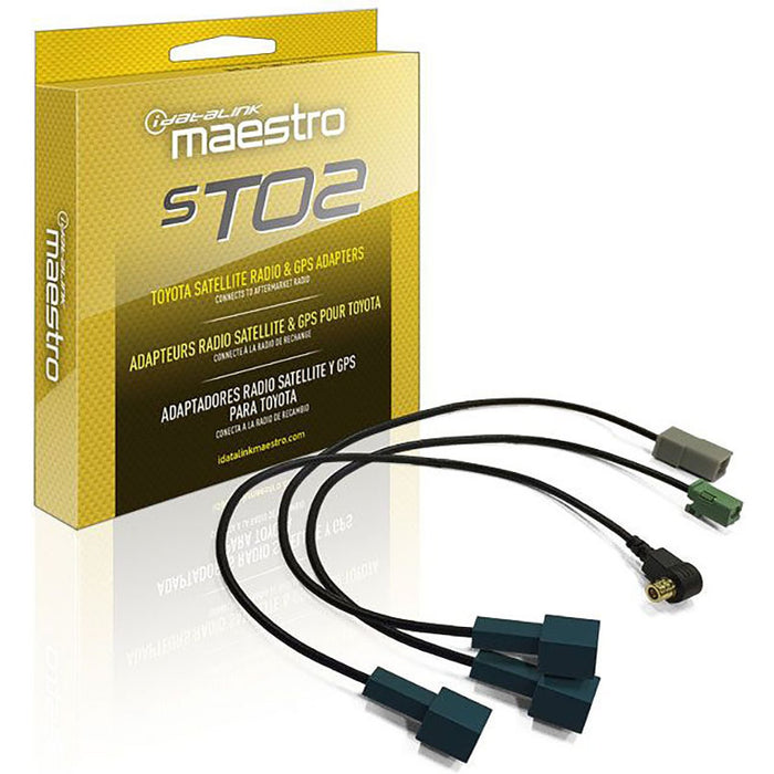 Maestro - ACC-SAT-TO2 - Satellite & GPS adapter for select Toyota vehicles.  Compatible with MSR, MSW, MRR & MRR2