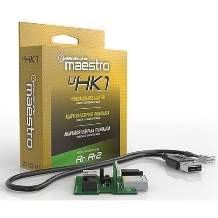 Maestro - ACC-USB-HK1 - USB adapter for select Hyundai/Kia vehicles.  Compatible with MSR, MSW, MRR & MRR2