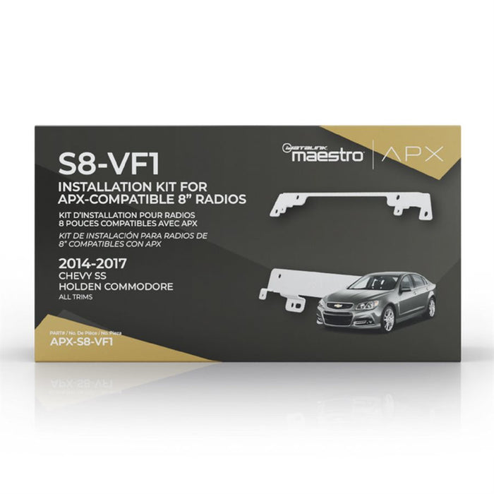 Maestro - APX-S8-VF1 - APX 8" radio installation kit for select Holden/GM vehicles. MRR2 with H5 required