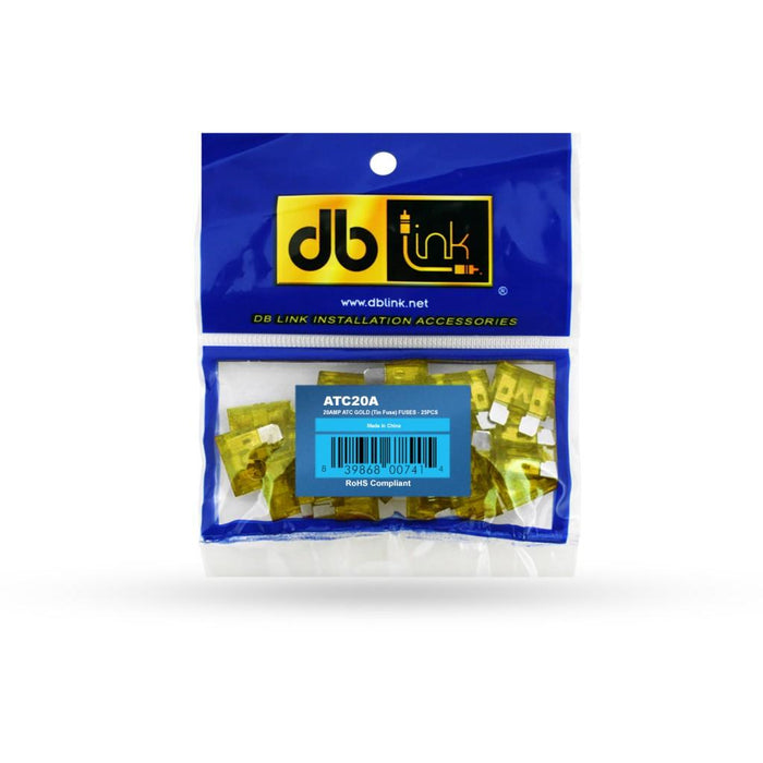 DB Link - ATC20A - 20 AMP ATC FUSE/25PCS/BAG  (H12)