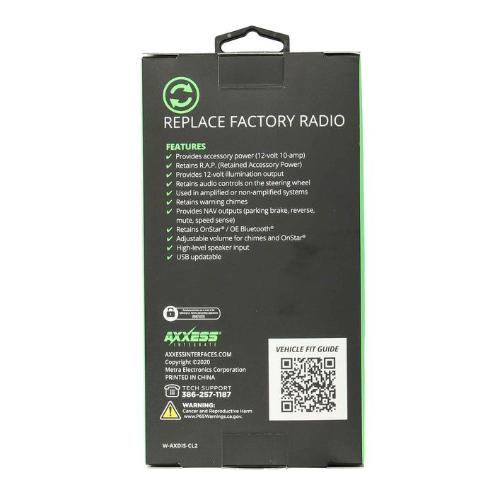 Axxess - AXDIS-CL2 - GM Data Interface with SWC 2000-2013