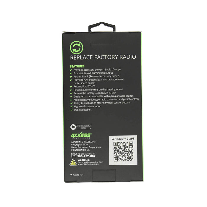 Axxess - AXDIS-FD1 - Ford Data Interface with SWC 2007-Up