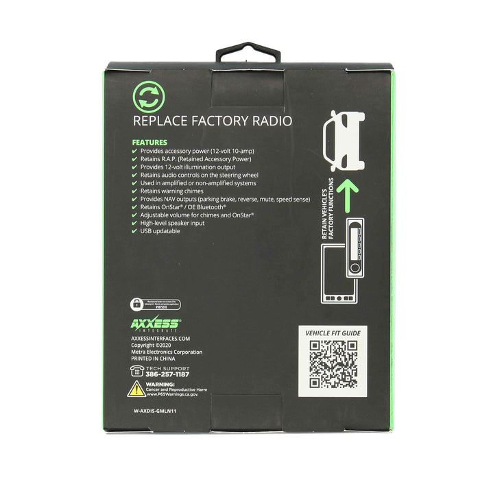 Axxess - AXDIS-GMLN11 - GM Data Interface with SWC 2006-2012