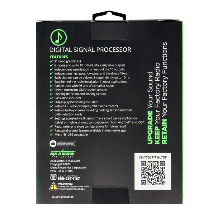 Axxess - AXDSP-X - Digital Signal Processor with Chime Control and Digital Amp Turn-On Capability