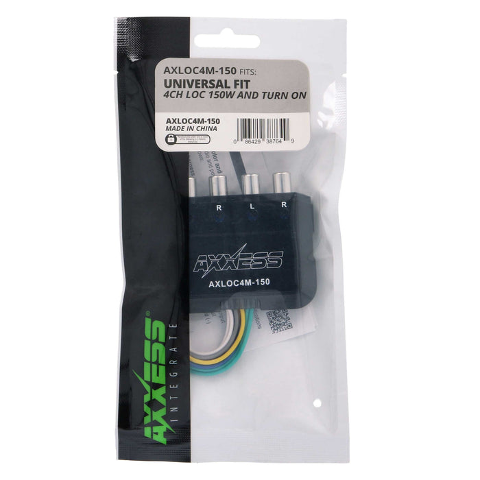 Axxess - AXLOC4M-150 - Mini 150 Watt 4 Channel Line Output Converter