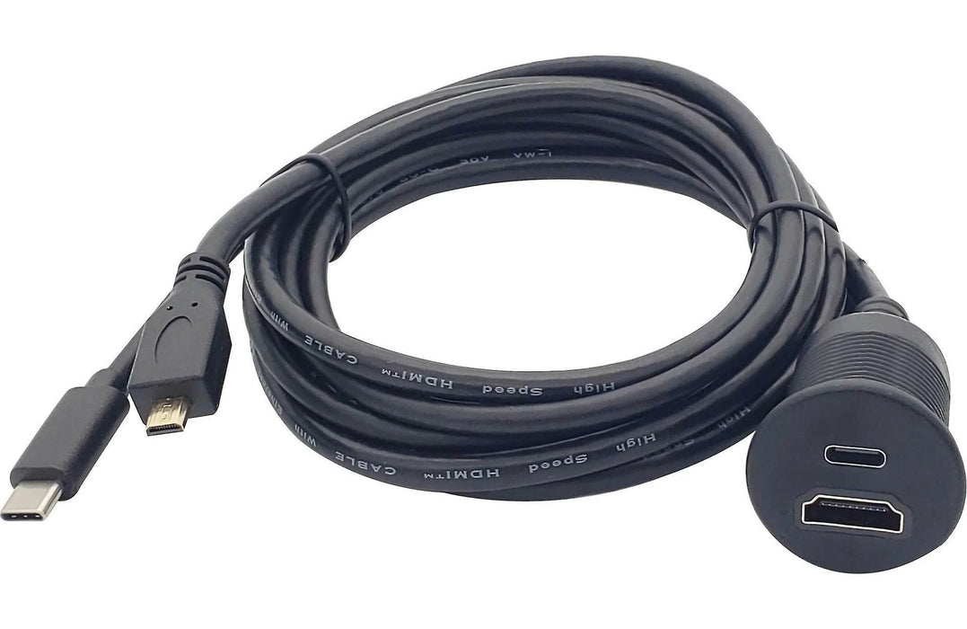 Accele - USBRCHDMID HDMI - D to HDMI Adapter plus C Pod