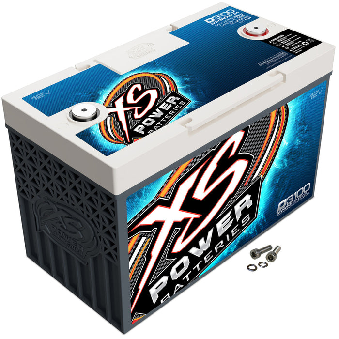 Batteries - XS POWER - D3100 - Max Amps - 5000 - Amp Hr - 127 - Cold Cranking Amps - 1376 - Package Lenth - 15.28 - Width - 9.25 - Height - 11.5 - LBS  - 78.3WATTS - 5000