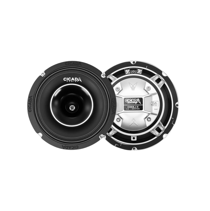 Cicada Audio - CH65.2C - Classic design High Efficiency 6.5-Inch Horn Coaxial Speakers - 2Ω